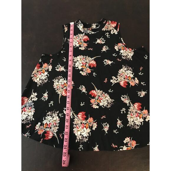 Anthropologie Maeve Hidra Black Motif 100% Silk Blouse - Medium - Picture 8 of 10